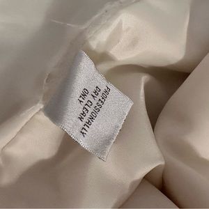 Barely worn off white winter coat